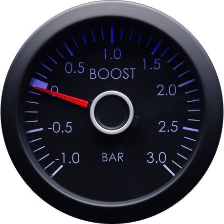 Mjerni instrument RACES VW Series Mjerač RACES VW serija - Tlak turba (1-3BAR, mehanički) - crveno/plavi | race-shop.hr