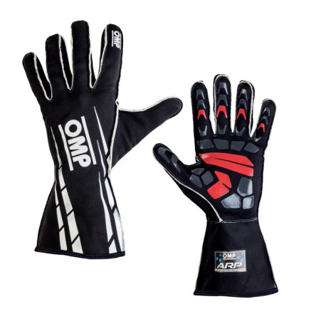 Rukavice Karting rukavice OMP ARP (vanjsko šivanje), crna | race-shop.hr