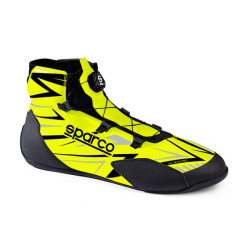 FIA karting cipele Sparco K-RAPID (rotacijsko zatvaranje), fluo žuta/crna