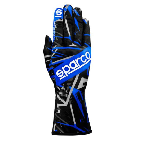 Rukavice Karting rukavice Sparco K-ROOKIE (unutarnje šivanje), crna/plava | race-shop.hr