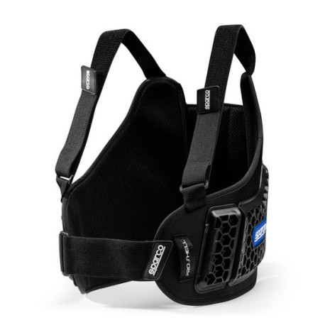 Zaštita za vrat i štitnici Sparco prsluk Pro Shell Rib Protector, crni | race-shop.hr