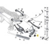 IRP rear shock mounts with polyurethane inserts BMW E30, E36, E36/5, E46, E36/7, E36/8, E85, E86