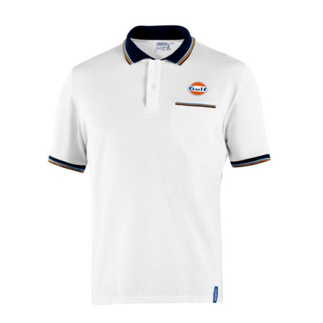 Majice Spacro Gulf polo majica s džepovima, bijela | race-shop.hr