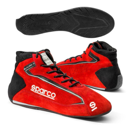 Cipele Cipele Sparco Slalom + 2025 sa FIA, crvene | race-shop.hr