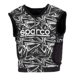 Sparco SJ Pro K-3 zaštitni prsluk rebara, crno/bijeli