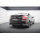 Body kit i vizualni dodaci MAXTON DESIGN stražnji bočni difuzori za Honda Civic Mk10, crvena + sjajna krila | race-shop.hr