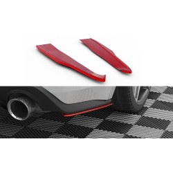 Stražnja bočna krila difuzora V2 Ford Mustang Mk6 Facelift (Crni)