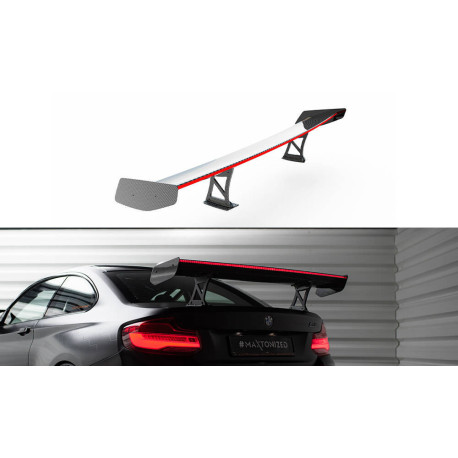 Body kit i vizualni dodaci Karbonski spojler s unutarnjim nosačima + LED BMW M2 F87 / 2 / 2 M-Pack F22 | race-shop.hr