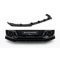 Prednji lip Audi RS5 Coupe / Sportback F5 (crni + sjajna bočna krila)