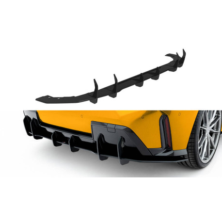 Body kit i vizualni dodaci Stražnji difuzor BMW 1 M-Pack F70 (crno-crveni) | race-shop.hr