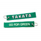 Privjesci Privjesak za ključeve Takata go for green zeleni | race-shop.hr