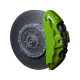 Boje za kočione čeljusti Foliatec boja za kočnice siva - set, Performance Green Metallic | race-shop.hr