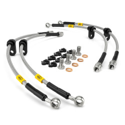 Teflonska kočna crijeva sa pletenjem HEL Performance za Fiat 500, 08- 1,4