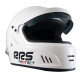 Zatvorene kacige FIA zatvorena trkaća kaciga RRS Protect RALLY (HANS), bijela | race-shop.hr