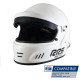 Zatvorene kacige FIA zatvorena trkaća kaciga RRS Protect RALLY (HANS), bijela | race-shop.hr