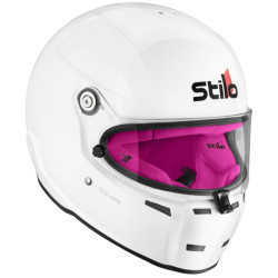 STILO Karting kaciga ST5 CMR 2016, Bijela s ružičastom unutrašnjosti