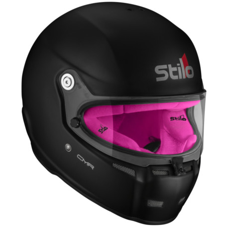 Zatvorene kacige STILO Karting kaciga ST5 CMR 2016, Crna s ružičastom unutrašnjosti | race-shop.hr