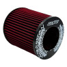 RACES Motorsport univerzalni filtar zraka (visina 175 mm) - CRVENI