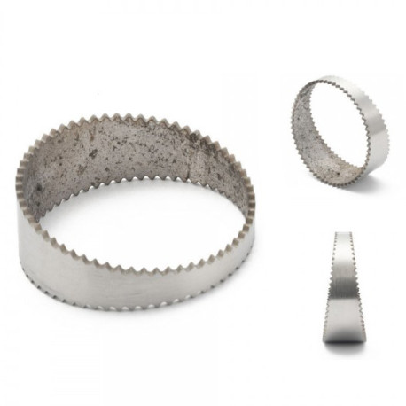 Ravne redukcije RACES Kutni segment ispuha s pilastim zubima od nehrđajućeg čelika - 70mm | race-shop.hr