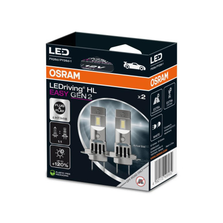 Žarulje i xenon svjetla Osram LED duga i kratka svjetla LEDriving HL EASY GEN2 H7/H18 (2 kom) | race-shop.hr