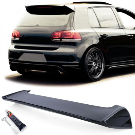 Bazar Stražnji krovni spojler crni sjaj za VW Golf 6 GTI Sedan 09-13 RASPAKIRANO | race-shop.hr