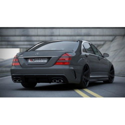 MERCEDES S W221 (look W205) Stražnji branik + Stražnji dufuzor branika OŠTEĆENO
