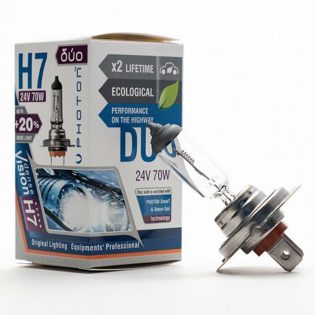 Bazar PHOTON XTREME VISION H7 halogen prednje žarulje 24V 70W PX26d +150% (1kom) RASPAKIRANO | race-shop.hr