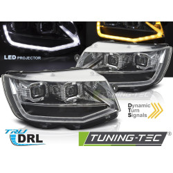 LED PREDNJI FAROVI TUBE KROM SEQ za VW T6 15-19