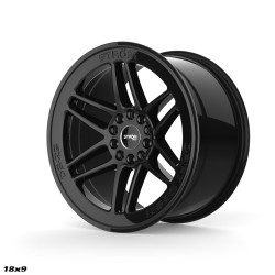 STROM DS-25 felga 18x9 5x114.3/120 72.6 ET33, Gloss Black