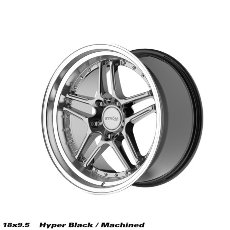 ALU felge STROM STROM DS-05 felga 18x9.5 5x120 72.6 ET15, Hyper Black / Polished Dish | race-shop.hr
