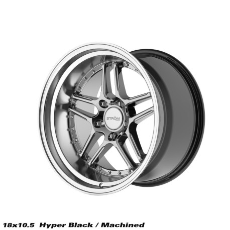 ALU felge STROM STROM DS-05 felga 18x10.5 5x120 72.6 ET10, Hyper Black / Polished Dish | race-shop.hr