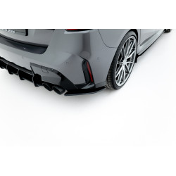 Street Pro stražnja bočna krila V1 BMW M135i F70 (black-red)