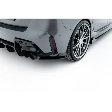 Body kit i vizualni dodaci MAXTON DESIGN Street Pro stražnji bočni difuzori za BMW 1 M-Pack F70, crno-crvena, V2 | race-shop.hr