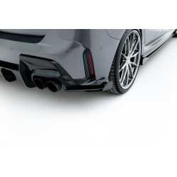 MAXTON DESIGN Street Pro stražnji bočni difuzori + krila za BMW 1 M-Pack F70, crna, V2