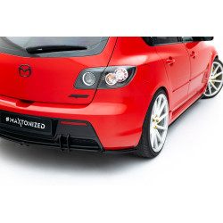 Street Pro stražnja bočna krila Mazda 3 MPS Mk1 EU Version (black-red)