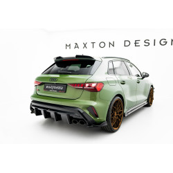 MAXTON DESIGN stražnji difuzor za Audi S3 Sportback 8Y Facelift (ispuh 2+2)