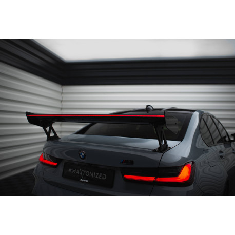 Body kit i vizualni dodaci MAXTON DESIGN karbonsko krilo s vanjskim nosačima + LED za BMW M3 G80 / M340i G20 / 3 M-Pack G20 / 3 Standard G20 | race-shop.hr