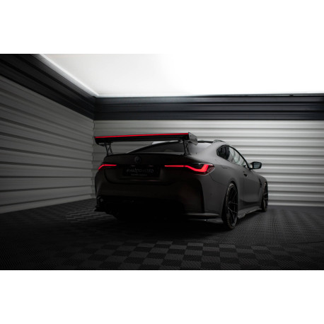 Body kit i vizualni dodaci MAXTON DESIGN karbonsko krilo s vanjskim nosačima + LED za BMW M4 G82 / G82 Facelift / M440i / 4 M-Pack G22 / G22 Facelift | race-shop.hr