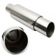 Okrugle- jednozidne Krajni prigušivač od nehrđajućeg čelika RACES Chrome 89mm, ulaz 2,25" (57mm) | race-shop.hr