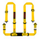 Sigurnosni pojasevi i dodaci 4 Točkasti sigurnosni pojasevi RACES Classic series, 2" (50mm), Yellow, E8 odobrenje | race-shop.hr