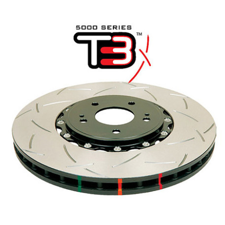 Kočnice DBA DBA 5000 series T3 Slotted Silver Hat DBA53001SLVS (2 pcs) | race-shop.hr