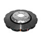 Kočnice DBA DBA 5000 series Crossed Drilled & Dimpled Silver Hat DBA52832WSLVXD (2 pcs) | race-shop.hr