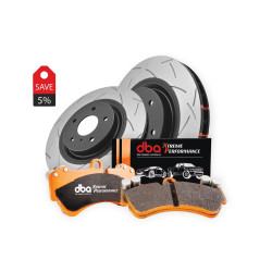 DBA Komplet kočnica 4000 Series T3 Slotted & Xtreme Performance Kočione pločice DBA42709S-1800XP