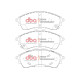 Kočnice DBA DBA Brake Kit 4000 Series T3 Slotted & Xtreme Performance Brake Pads DBA42137S-2379XP | race-shop.hr