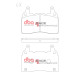 Kočnice DBA DBA Kočione pločice Race Performance DB2358ARP | race-shop.hr