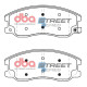Kočnice DBA DBA Kočione pločice Street Series Ceramic, Prednja osovina DB1850SS | race-shop.hr