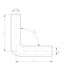Koljeno 90° redukcija Silikonsko koljeno redukcija RACES Basic 90° - 89mm (3,5") za 102mm (4") | race-shop.hr