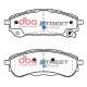Kočnice DBA DBA Kočione pločice Street Series Ceramic, Stražnja osovina DB15016SS | race-shop.hr