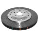 Kočnice DBA DBA 5000 series Crossed Drilled & Dimpled Silver Hat DBA52842SLVXD (2 pcs) | race-shop.hr