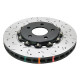 Kočnice DBA DBA 5000 series Crossed Drilled & Slotted 2-dijelni Black Hat DBA5046BLKXS (2 kom) | race-shop.hr